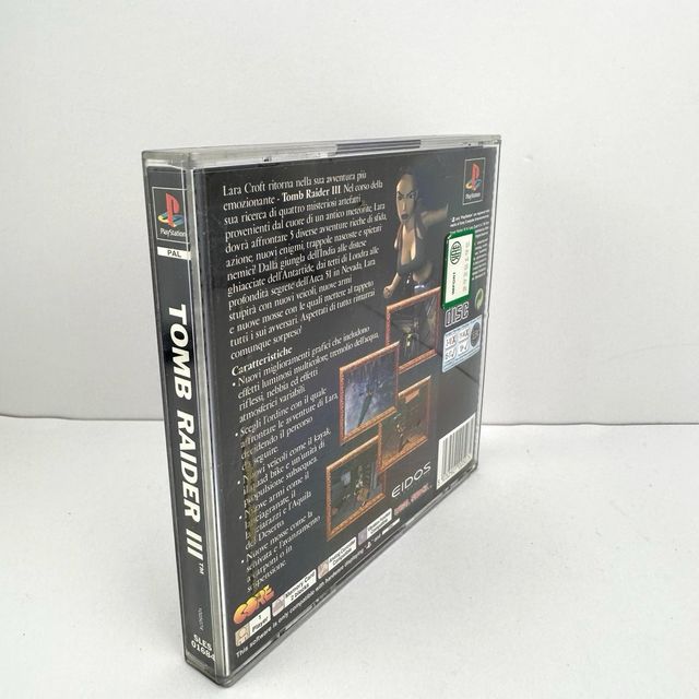 Tomb Raider 3 Ps1 gioco originale PlayStation 1 eu