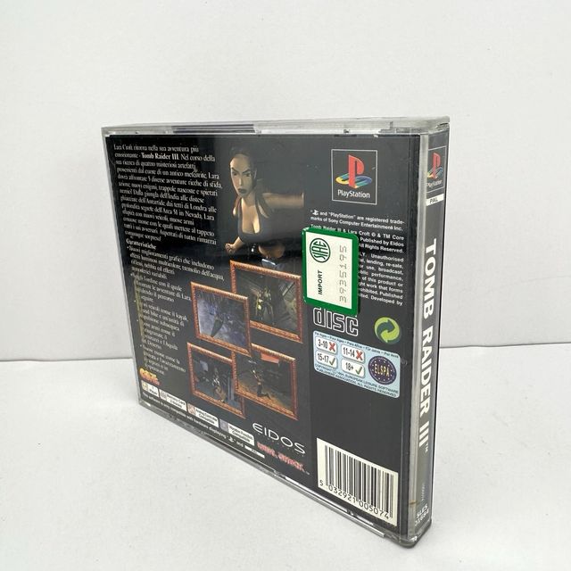 Tomb Raider 3 Ps1 gioco originale PlayStation 1 eu