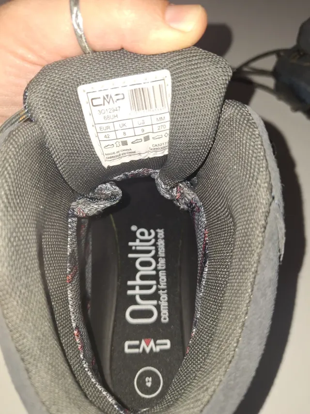 Botas Trekking Senderismo CMP Negras/Grises