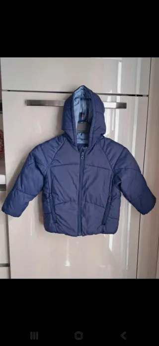Piumino bimbo 2-3 anni blu