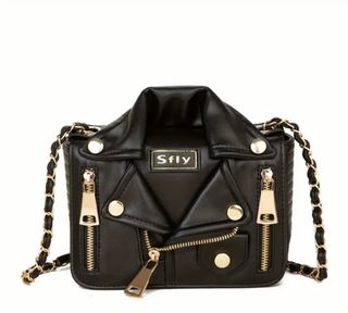 Borsa Sfly Nera Spalla Stile Giacca