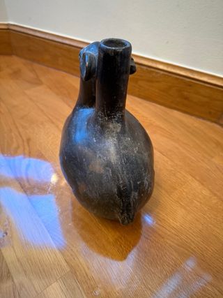 Vasija zoomorfa estilo de la cultura Chimú