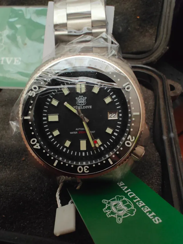 Reloj Steeldive Tortuga Automático Full Set