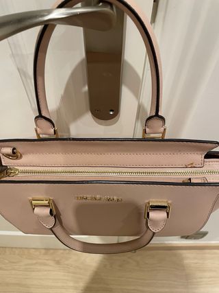 Bolso Michael Kors Rosa y Dorado