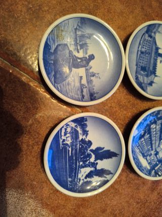 Collezione: 6 piatti in porcellana decorata