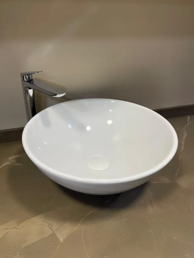 Lavabo sobreencimera + grifo