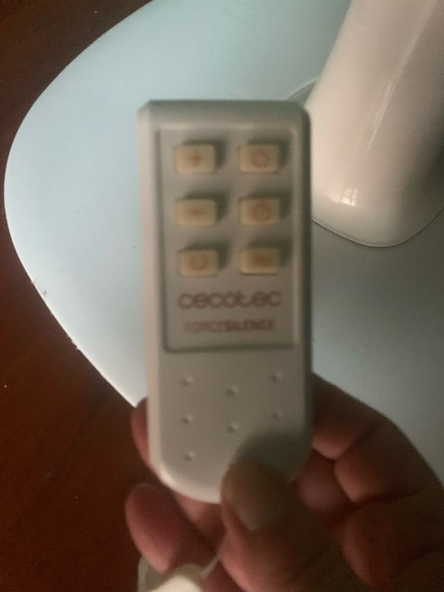Ventilador de pie Cecotec con
mando a distancia