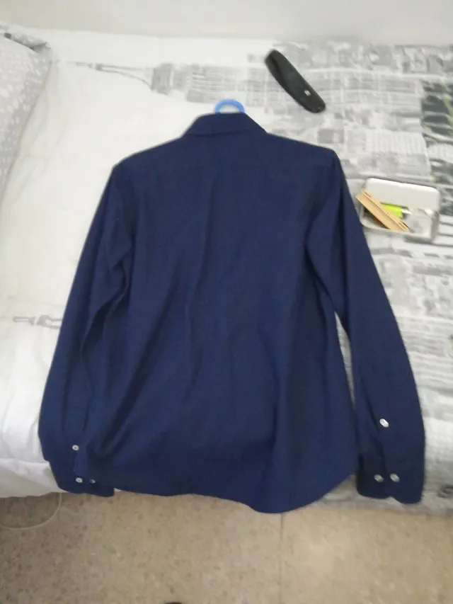 Camisa Carolina Herrera Hombre Azul