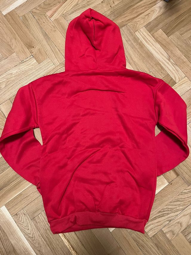 Sudadera Roja Talla L con Estampado