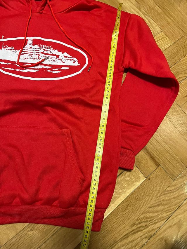 Sudadera Roja Talla L con Estampado