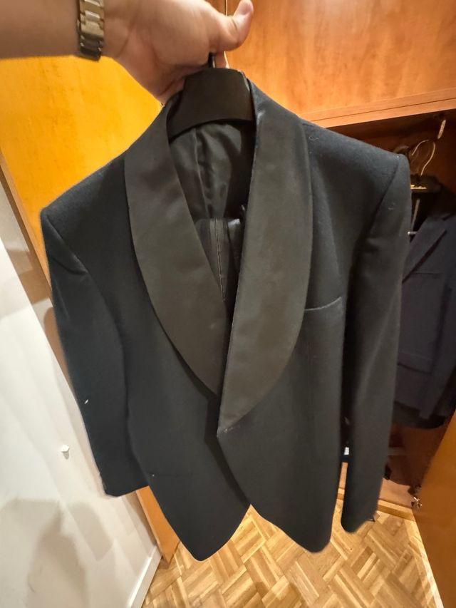 Chaqueta de cuero negra