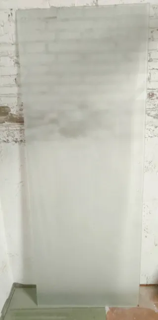 Puerta cristal templado translúcida