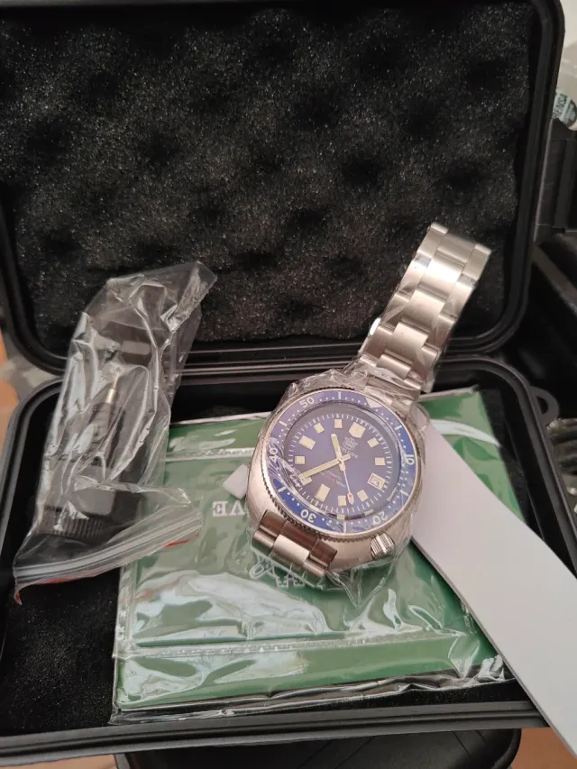 Reloj Steeldive Automático Azul Nuevo