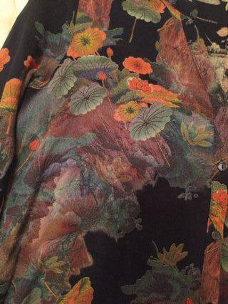 Camisa estampada floral multicolor