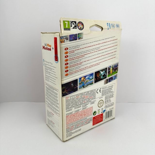 Controller Wiimote rosso con motion plus Nintendo