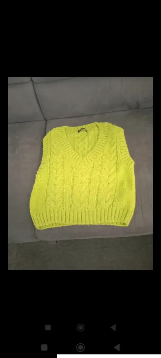 Gilet donna S verde lime