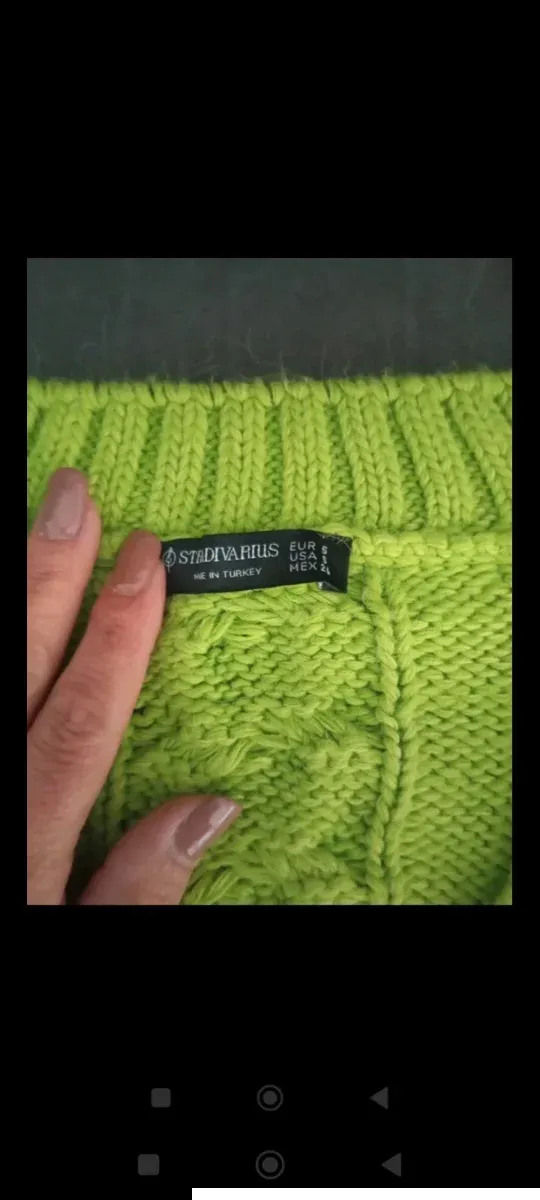 Gilet donna S verde lime