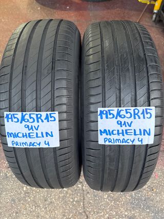 2 Neumáticos Michelin 195/65R15 Primacy 4