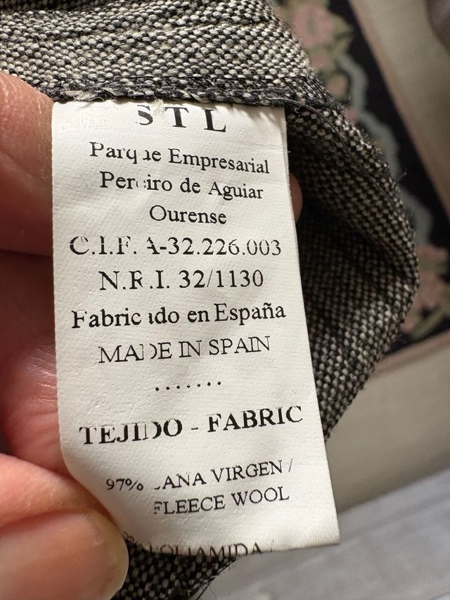 Chaqueta de traje Purificación García gris