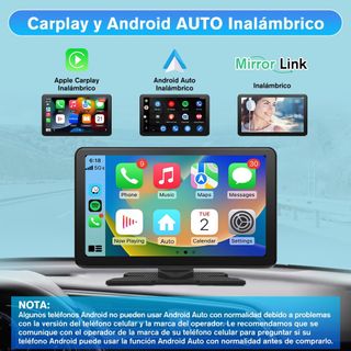 Pantalla Coche CarPlay/Android Auto 9