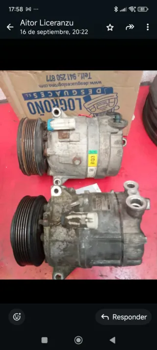 Compresor A/A Opel Vectra 93197164