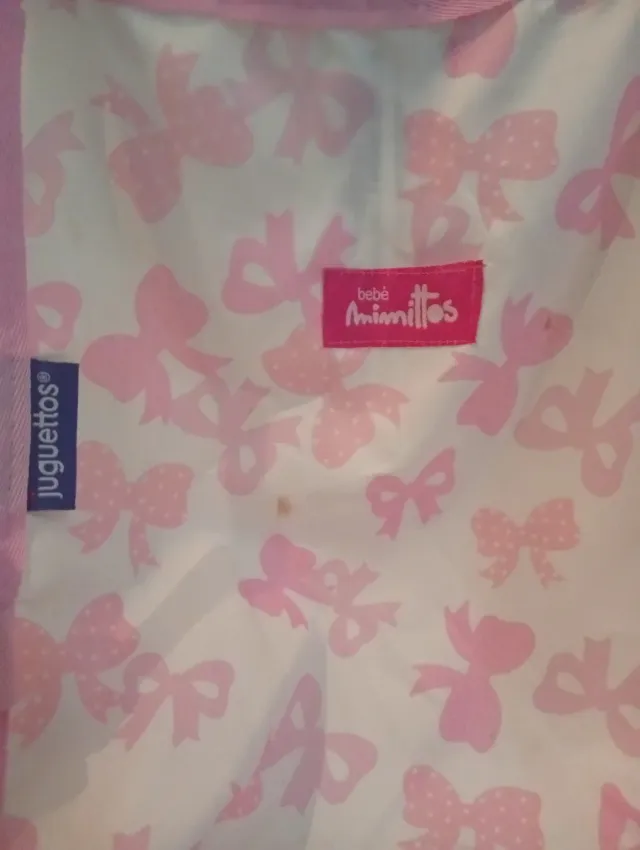 Carrito de juguete rosa