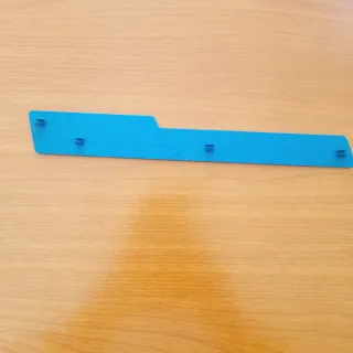 Scritta "AUTOBIANCHI A112E" 1971/74.Plastica Nuova