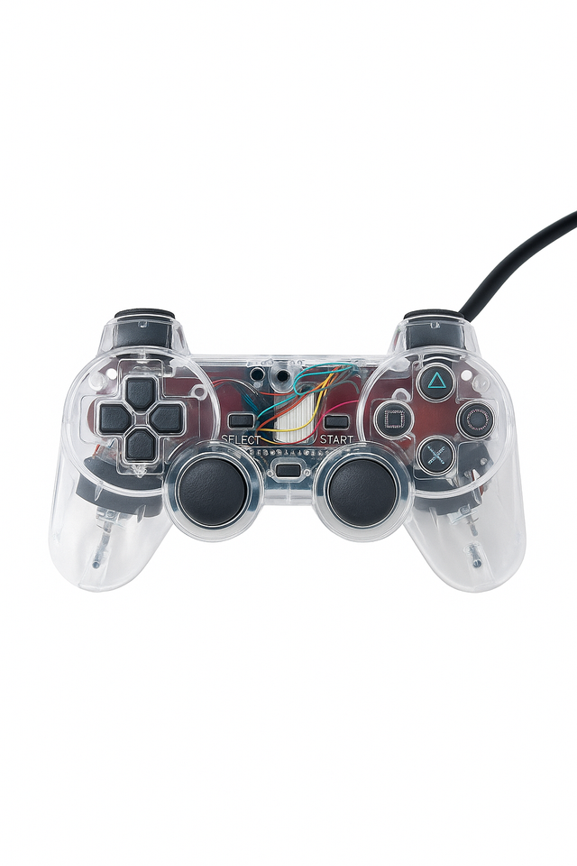 Mando PS2 Transparente Nuevo