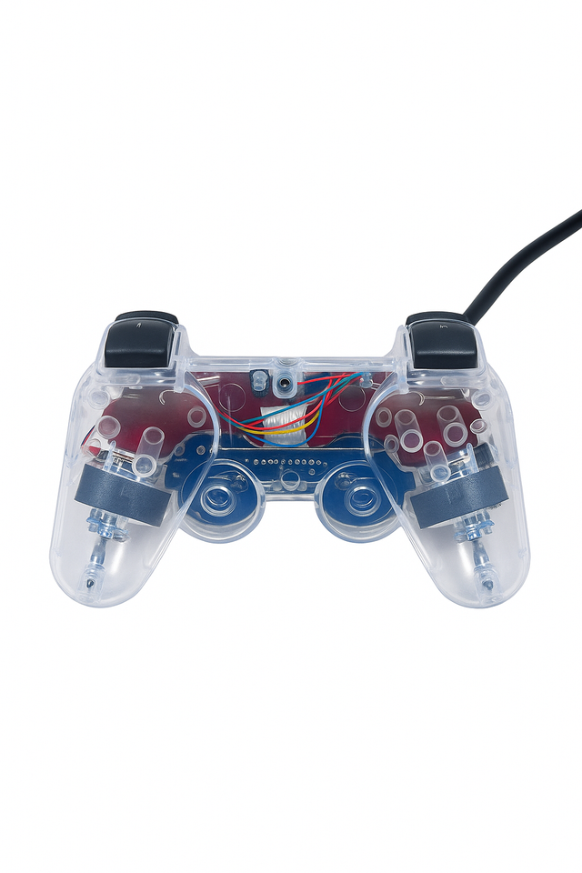 Mando PS2 Transparente Nuevo