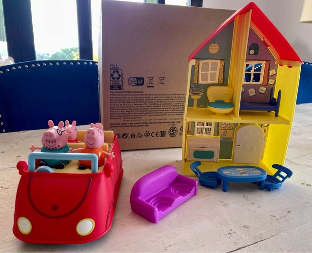 Peppa Pig: Coche, Casa y Figuras