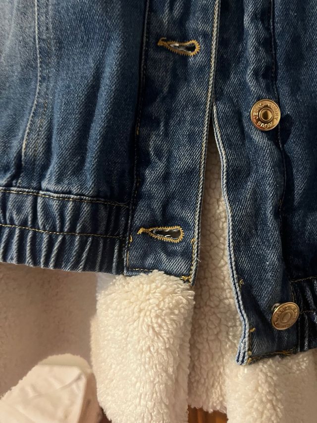 Chaqueta vaquera forrada borreguito