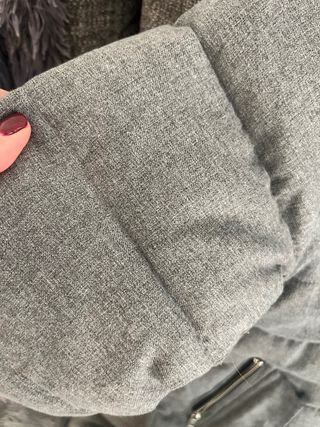 Abrigo acolchado Mango gris