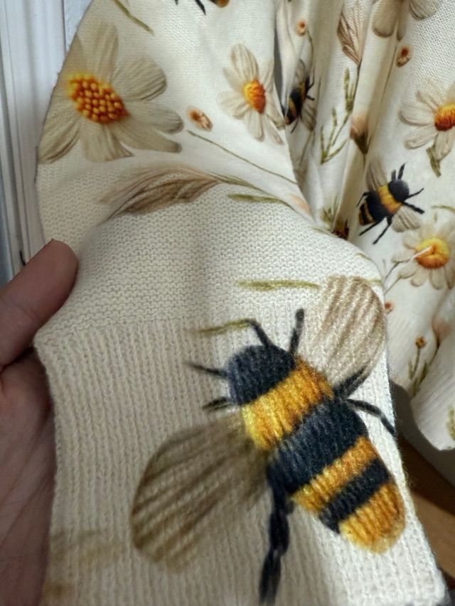 Jersey estampado abejas y flores XXL