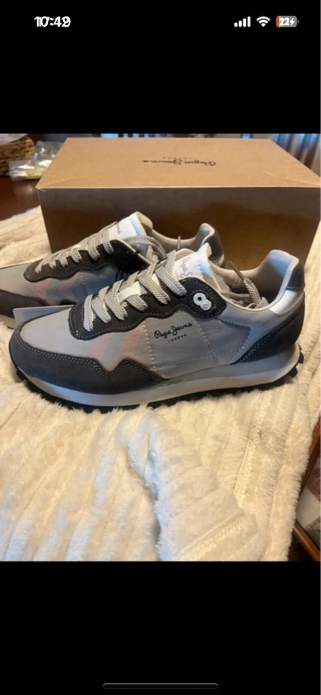 Deportivas Pepe Jeans grises y rosas