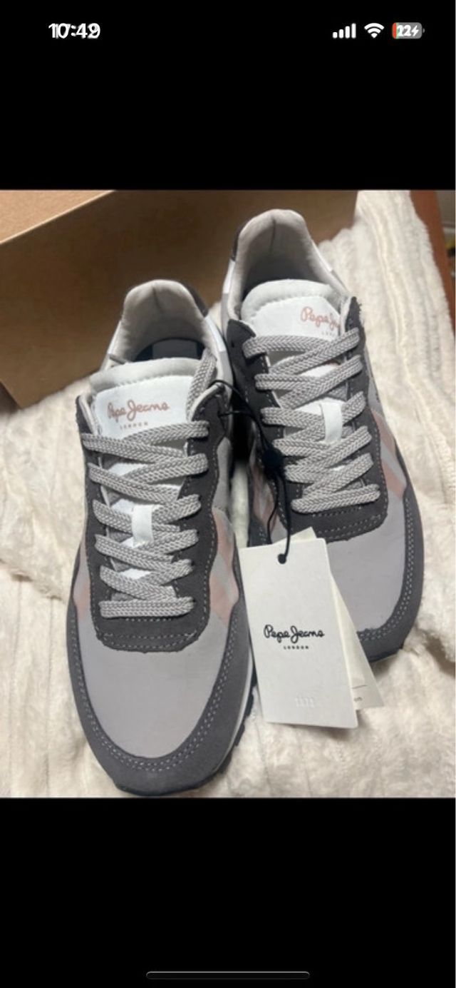 Deportivas Pepe Jeans grises y rosas