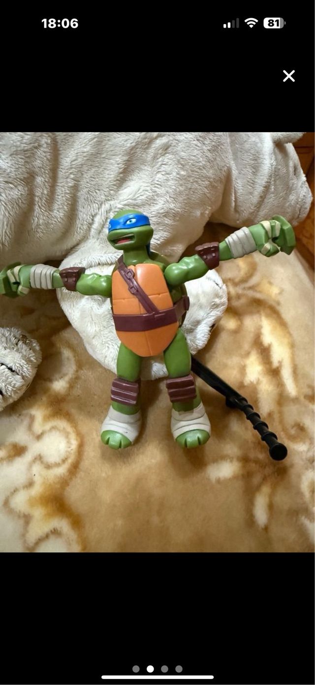 Muñeco Tortugas Ninja Leonardo