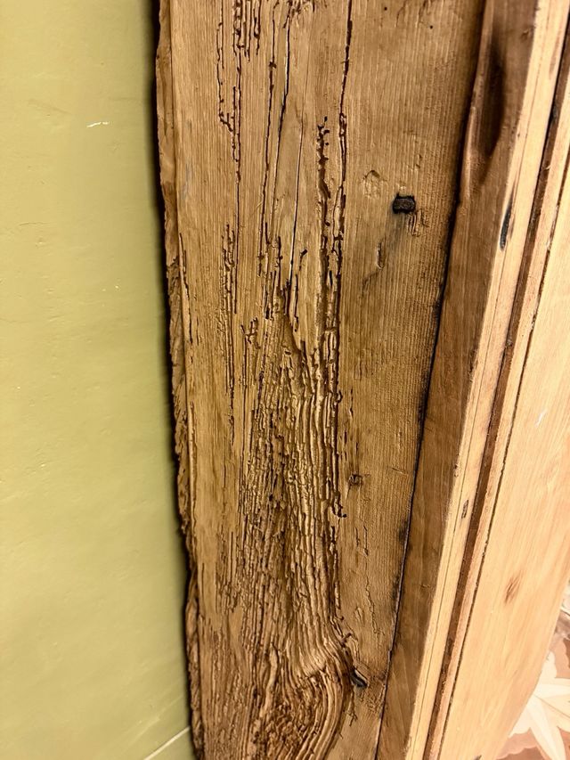 Armario rústico masía siglo 18 . nogal