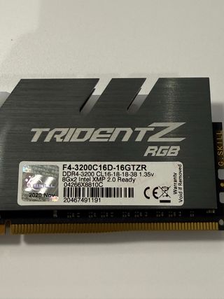 Memoria RAM G.Skill Trident Z RGB DDR4