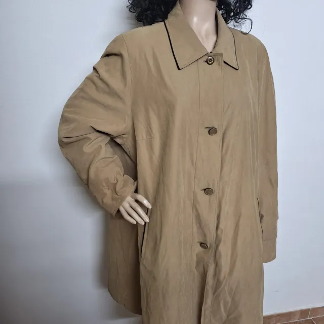 Soprabito donna beige scamosciato