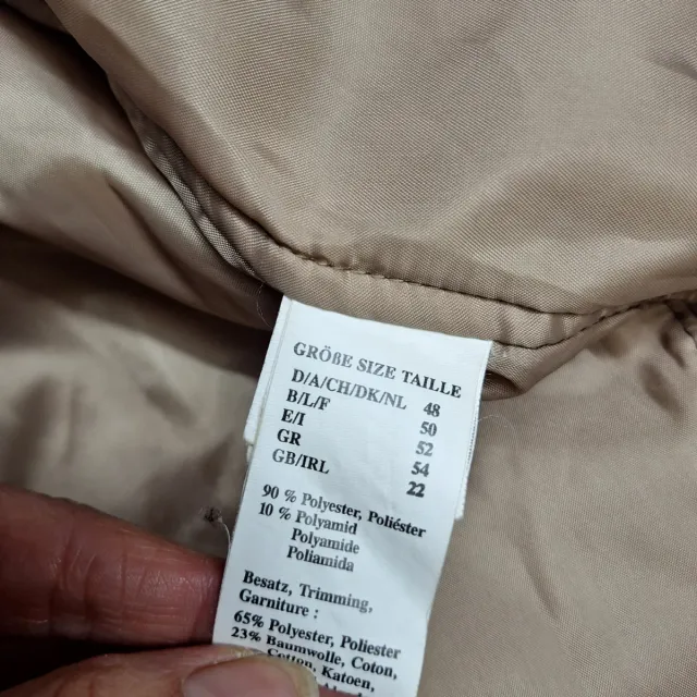 Soprabito donna beige scamosciato