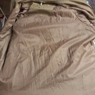 Soprabito donna beige scamosciato