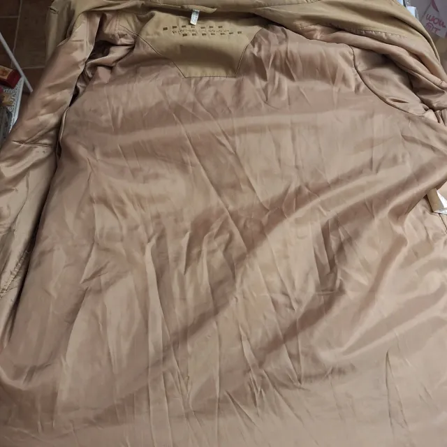 Soprabito donna beige scamosciato