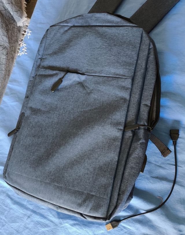 Mochila portátil tela Oxford carga USB