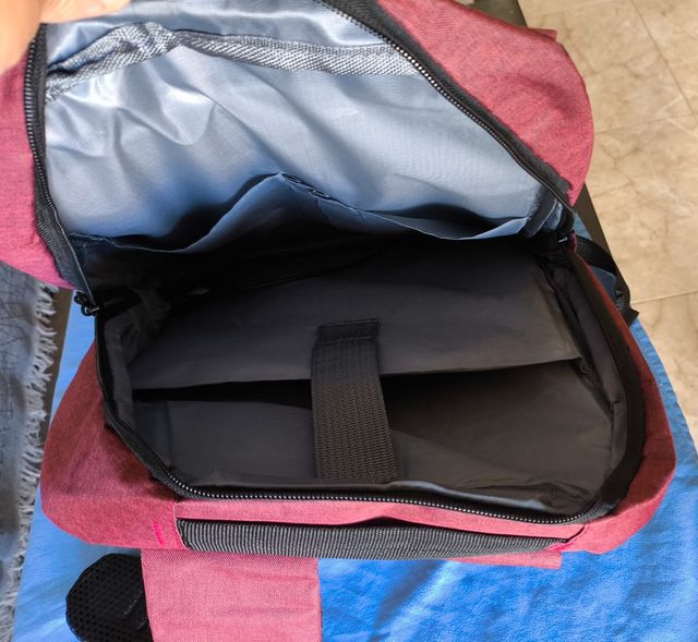 Mochila portátil tela Oxford carga USB