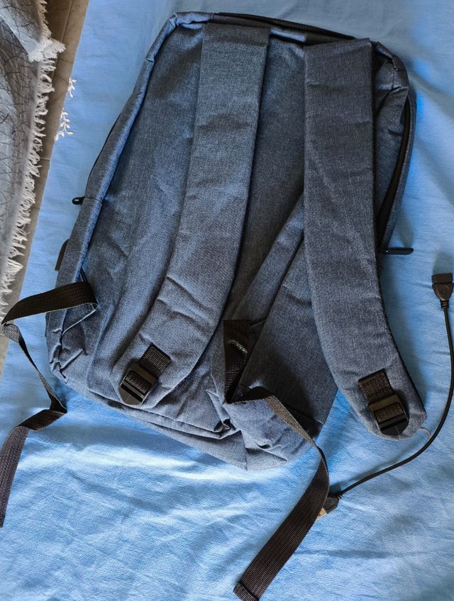 Mochila portátil tela Oxford carga USB