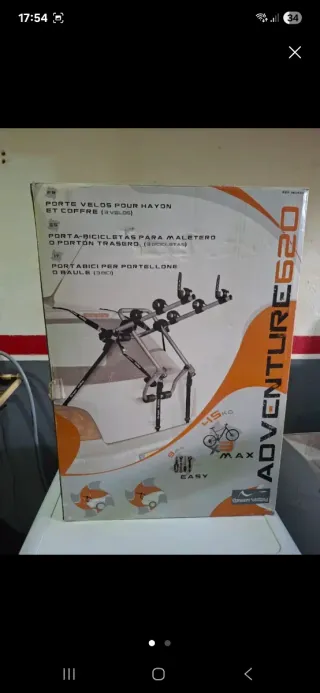 Portabicis practicamente nuevo,placa v20 +10€