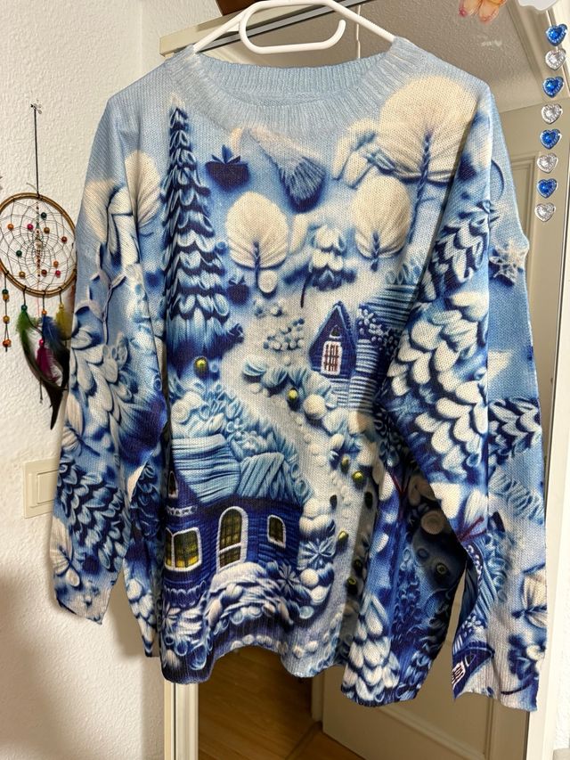 Jersey Invierno Estampado Invierno XL