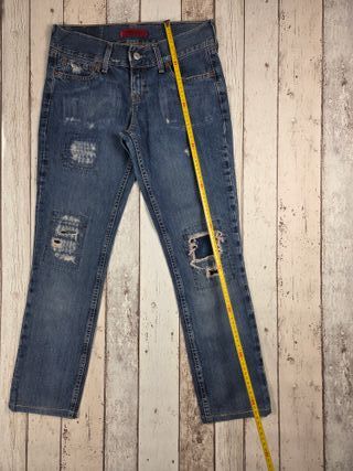 Jeans Levi's 501 Original W29 L34 Blu Scuro