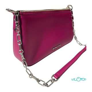 MICHAEL KORS EMPIRE MD CHAIN POUCHETTE FUCSIA