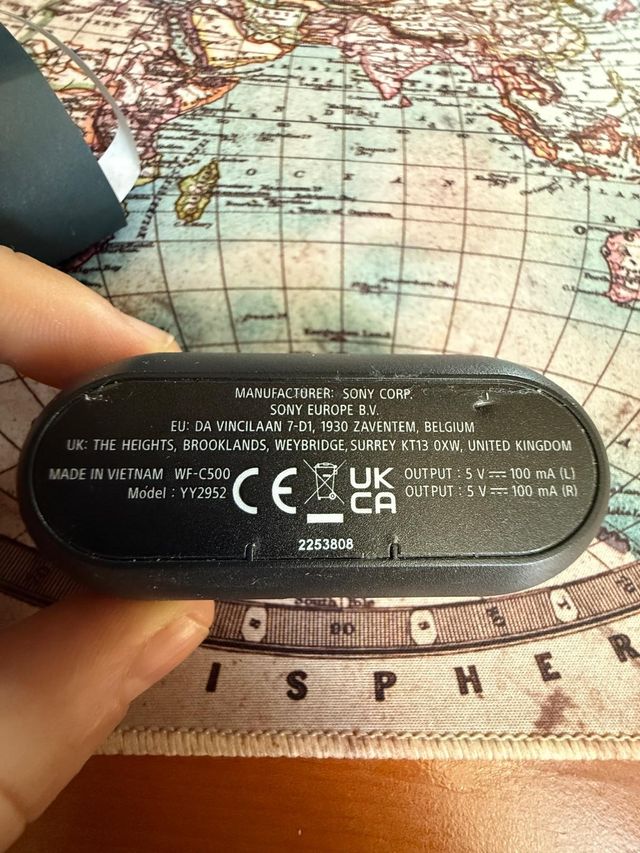 Auriculares Bluetooth Sony WF-C500 Negros